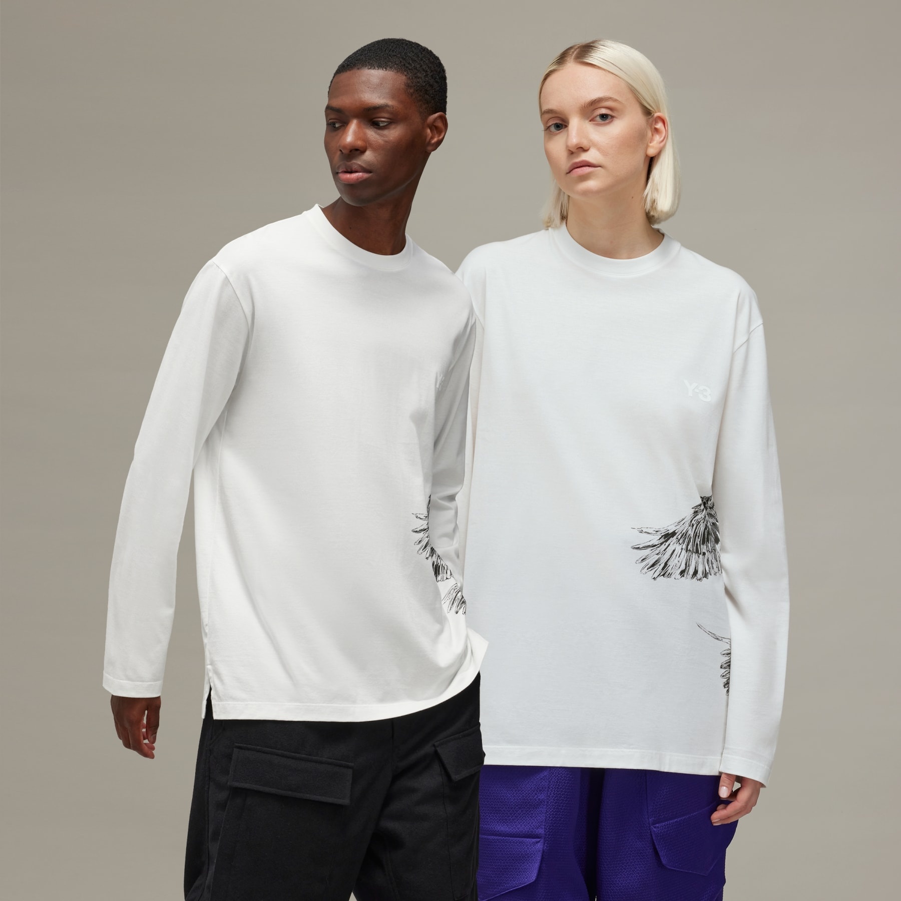 Y-3 Graphic Long Sleeve Tee - 3
