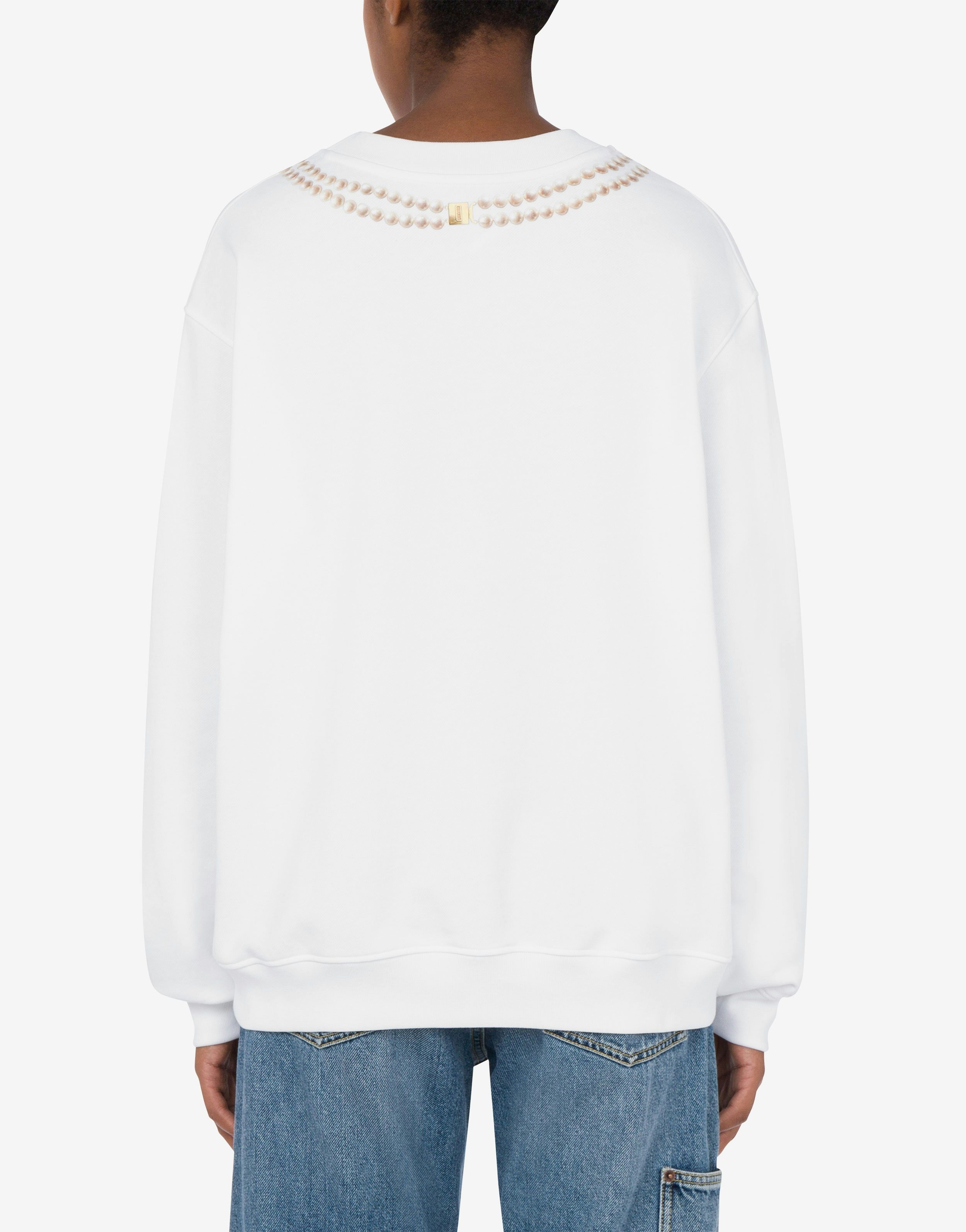 ORGANIC COTTON HOODIE MOSCHINO BREAKFAST - 3
