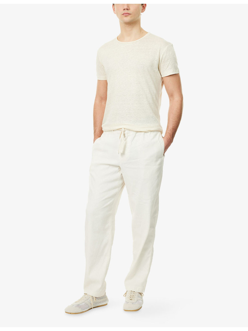 ORLEBAR BROWN Alex Straight-Leg Linen-Blend Trousers outlook