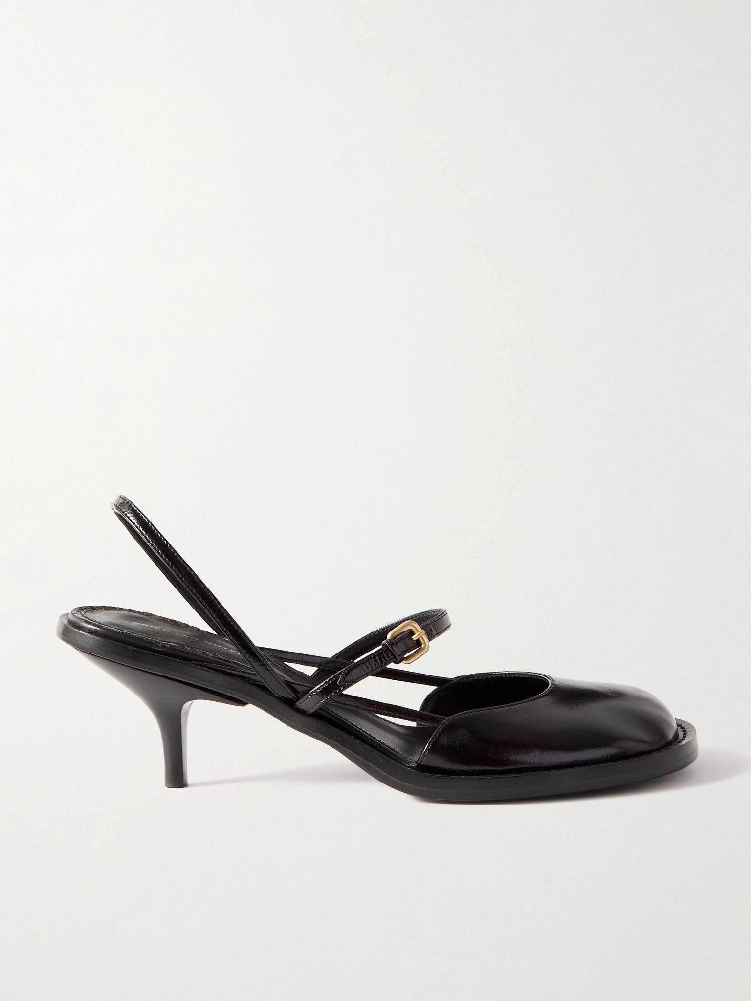 Patent-leather pumps Dark brown - 1