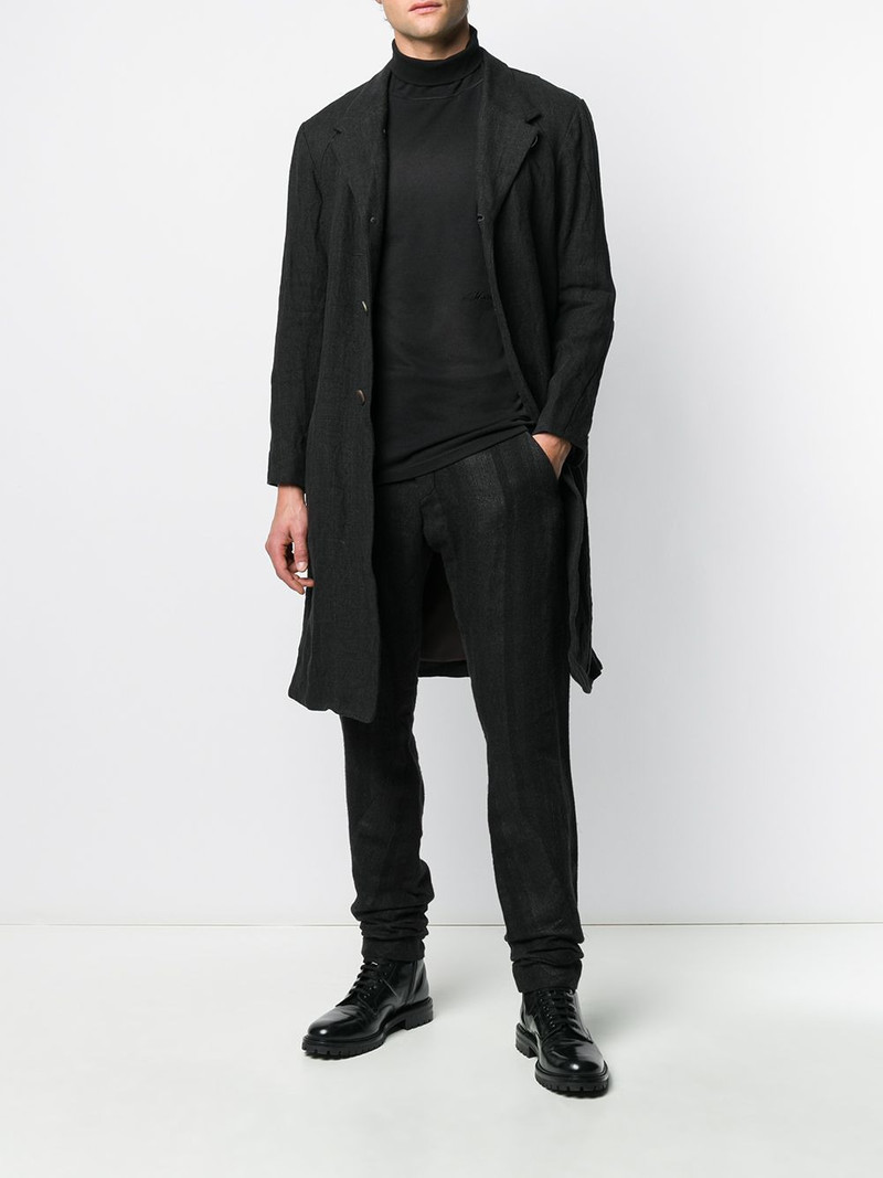 Devoa striped straight-leg trousers outlook