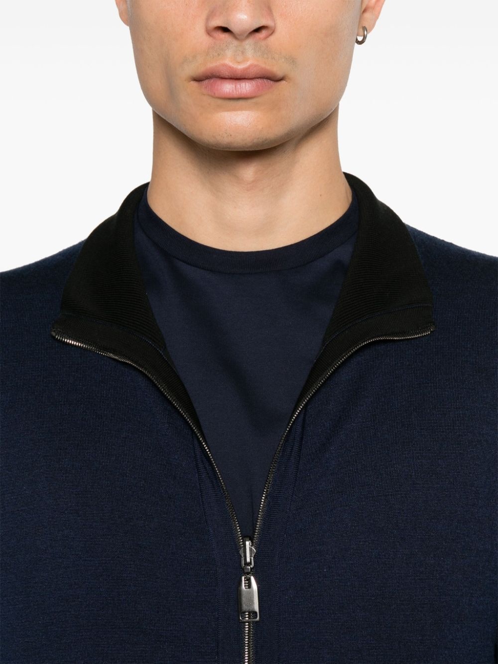 zip-up cardigan - 5