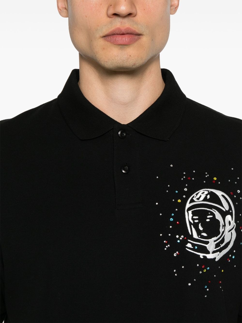 embellished Astro polo shirt - 4