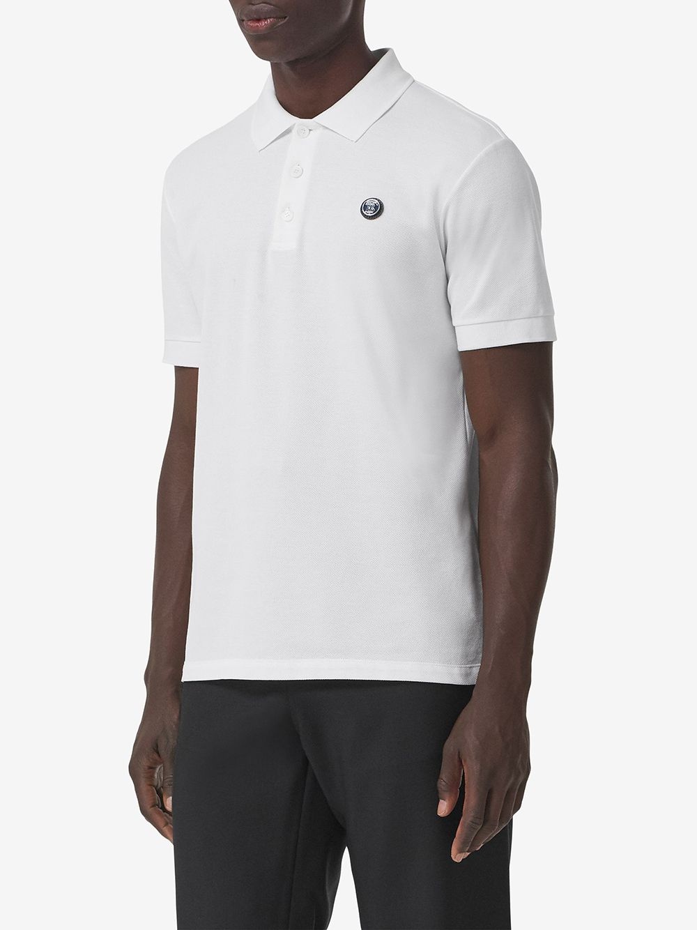 monogram-embroidered polo shirt - 3