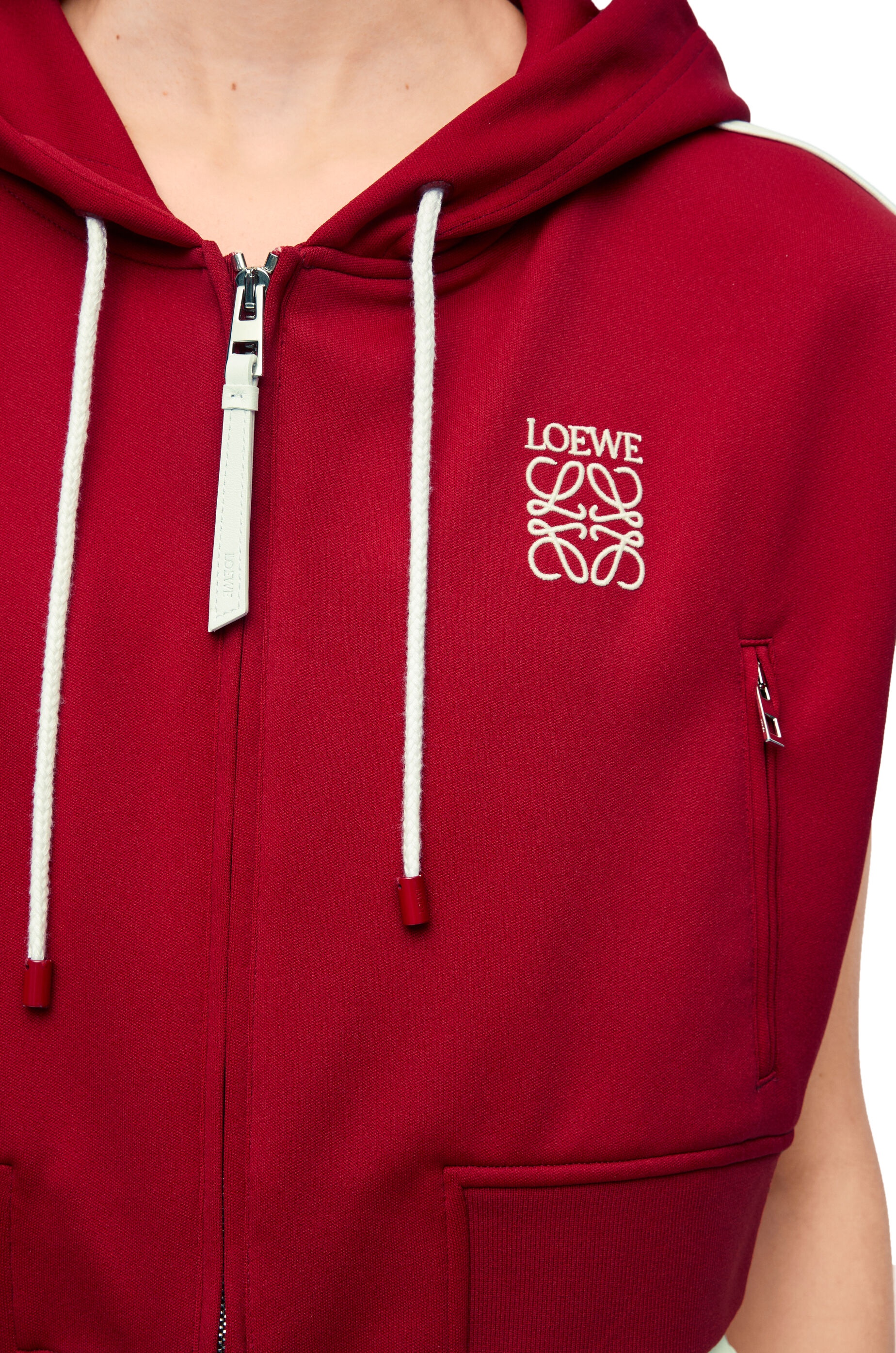 Cropped tracksuit jacket in technical jersey - 5