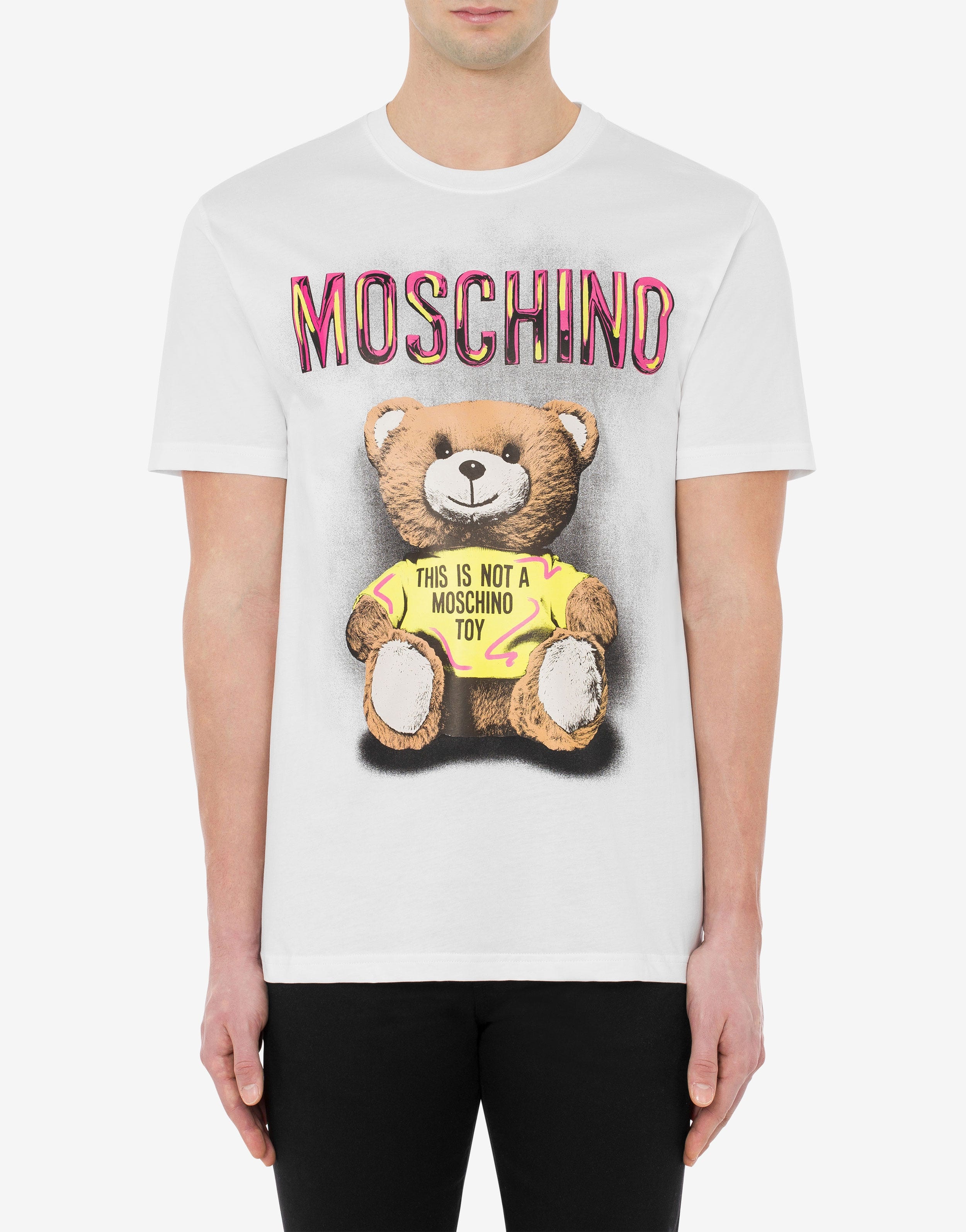 MOSCHINO TEDDY BEAR ORGANIC JERSEY T-SHIRT - 2