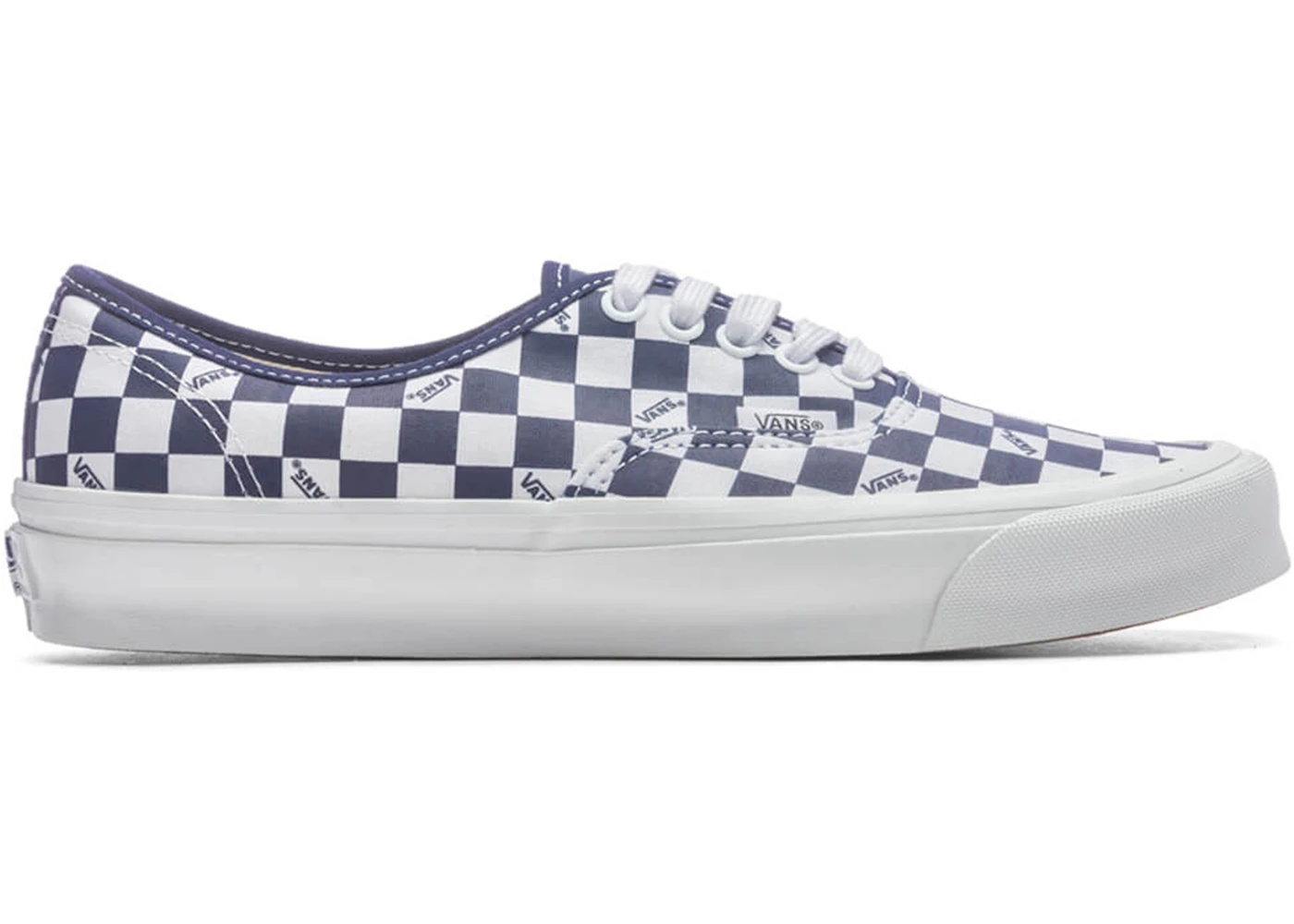 Vans Vault OG Authentic LX Checkerboard Blue White - 1