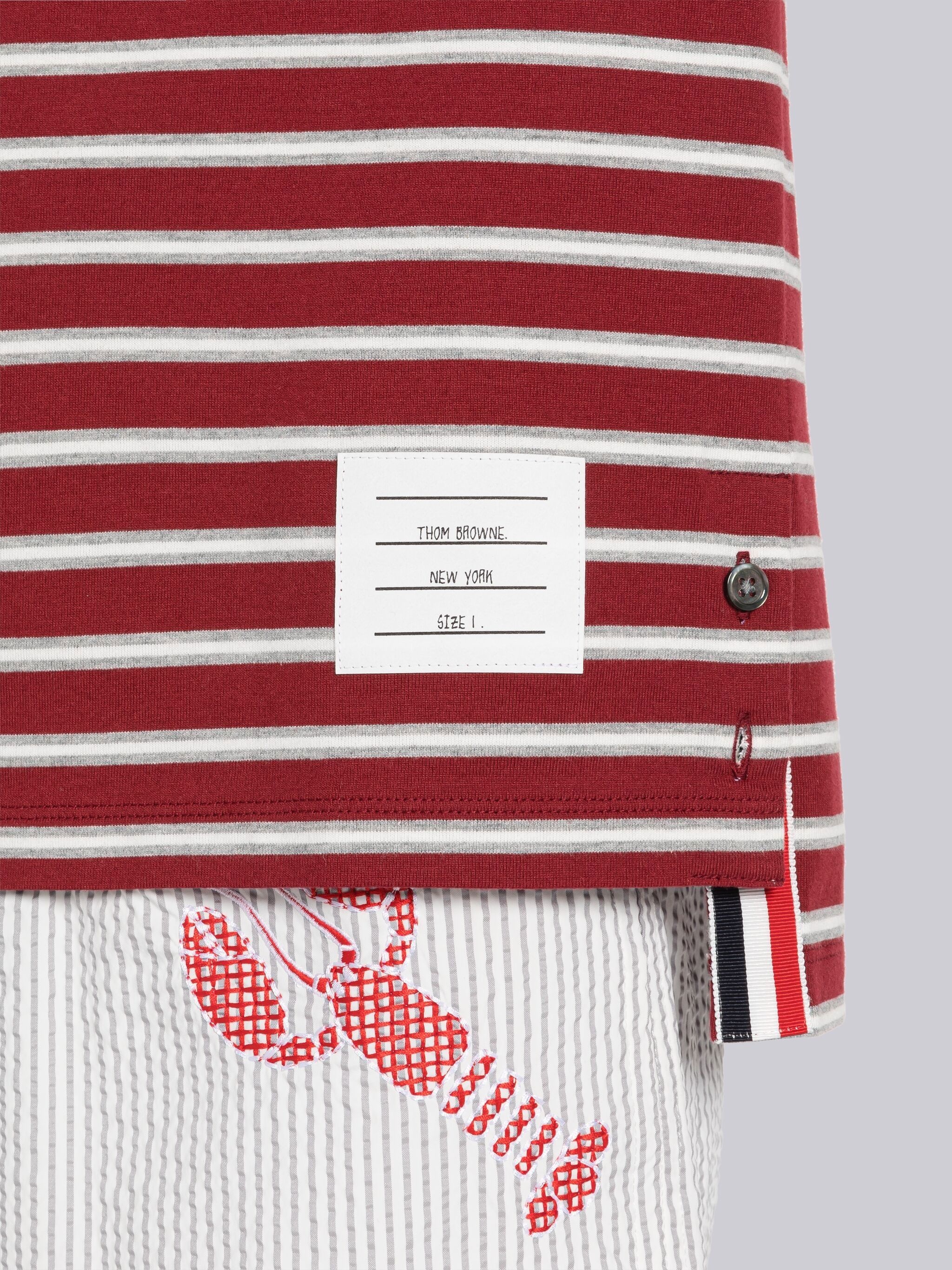 Stripe Midweight Jersey Tee - 6