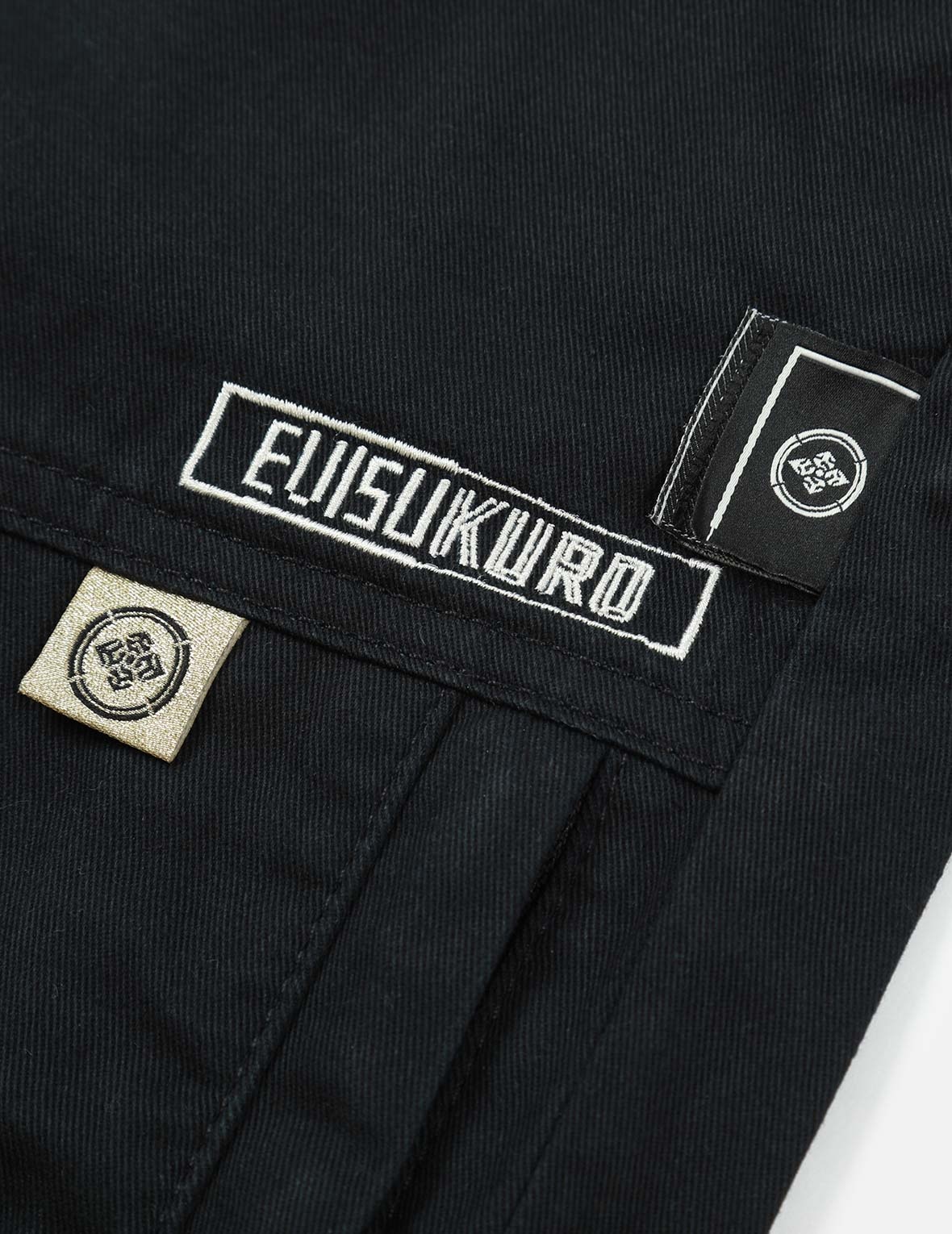 Seagull and Logo Embroidery Panelling Shorts - 8