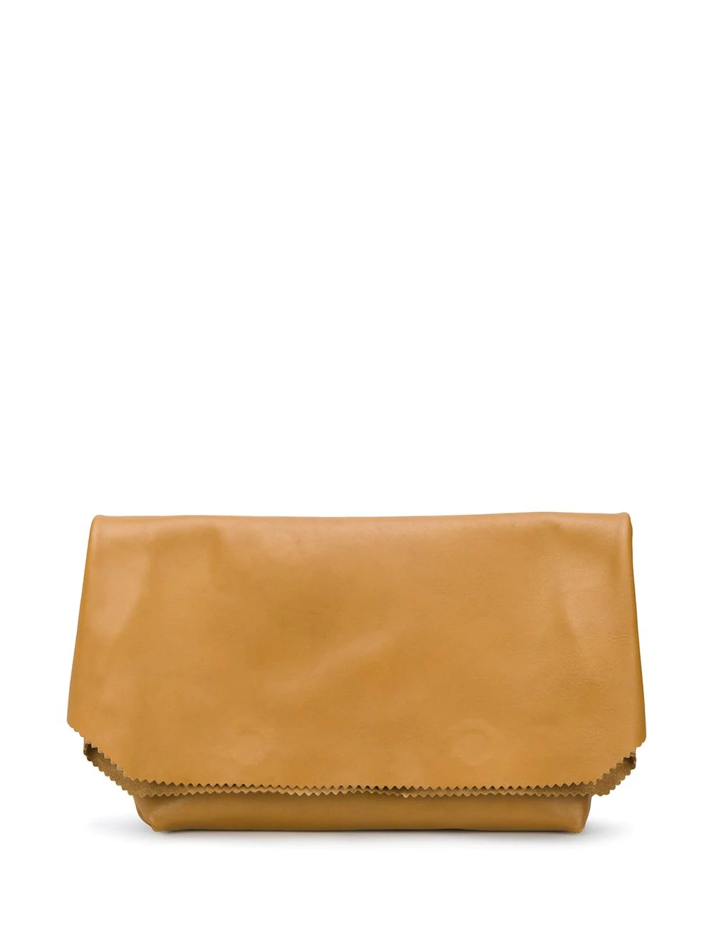 foldover paper bag clutch - 1