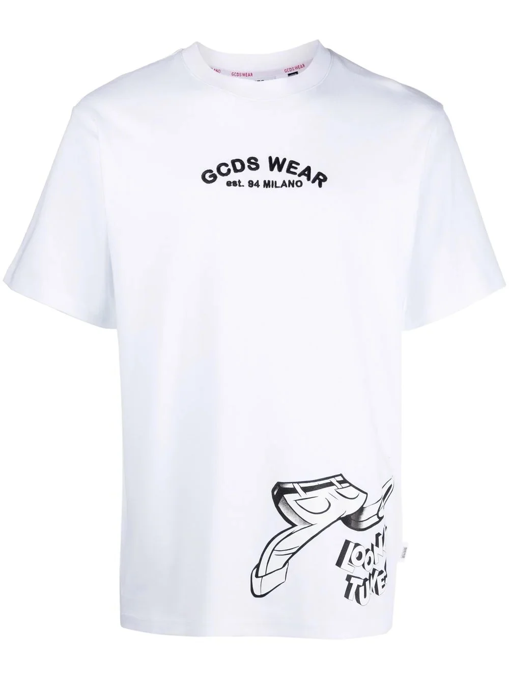 logo crew-neck T-shirt - 1