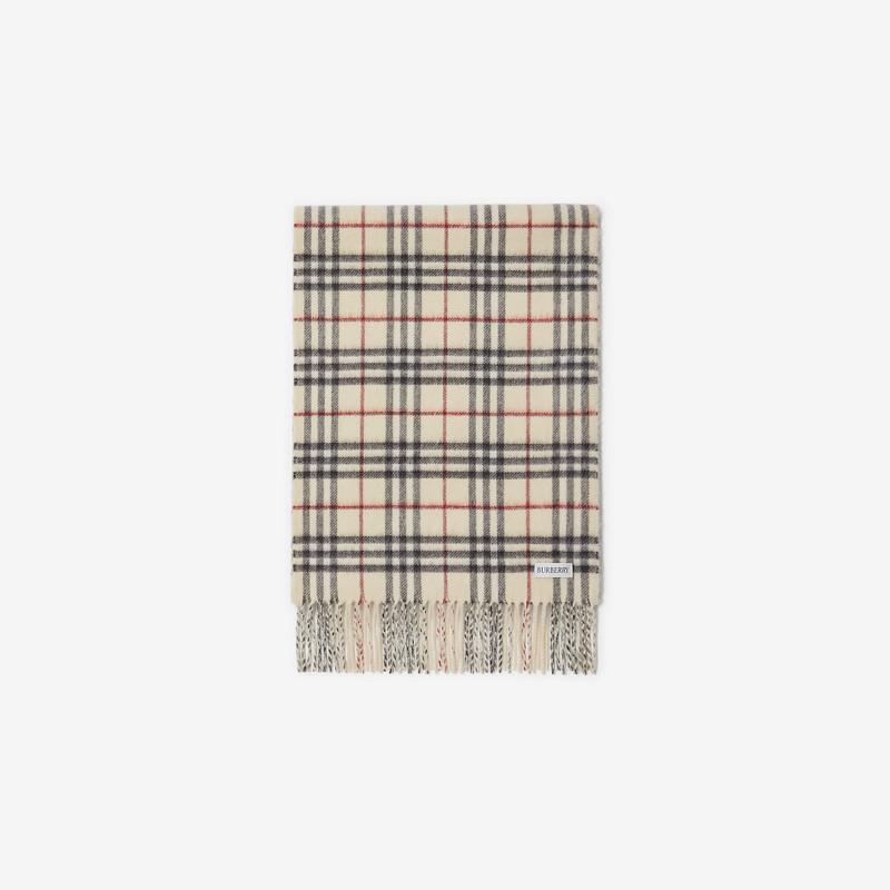 Check Cashmere Reversible Scarf 3
