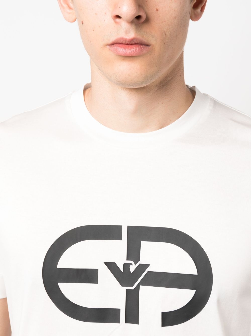 logo-print crew-neck T-shirt - 5