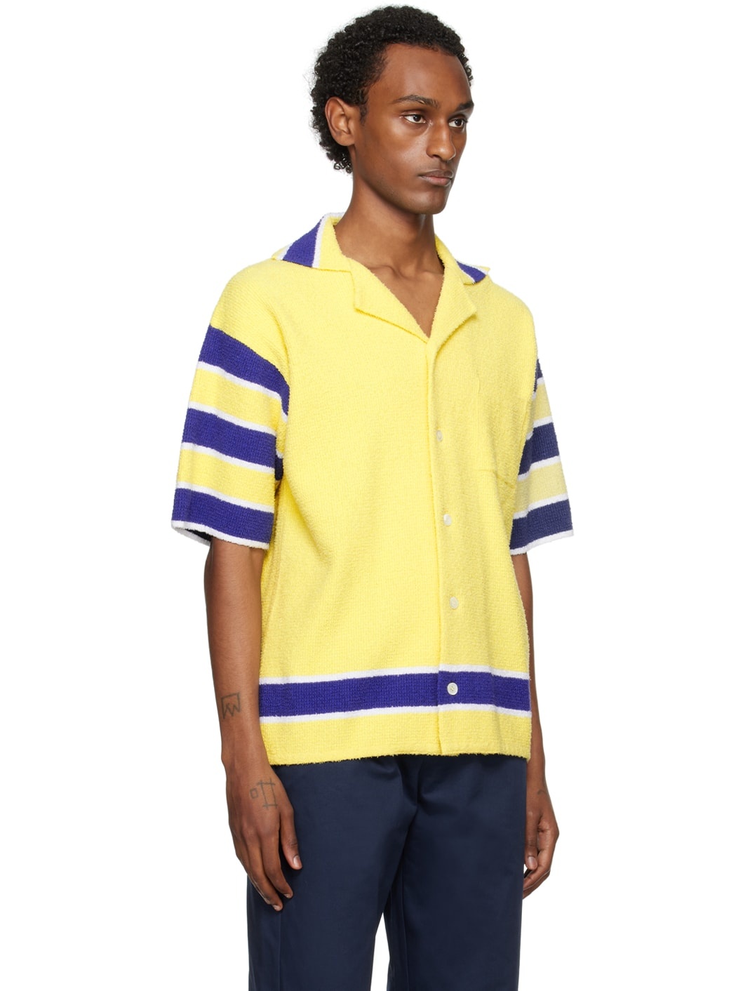 Yellow Stripe Shirt - 2