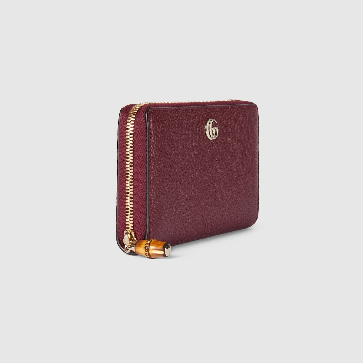Double G zip wallet with bamboo - 3