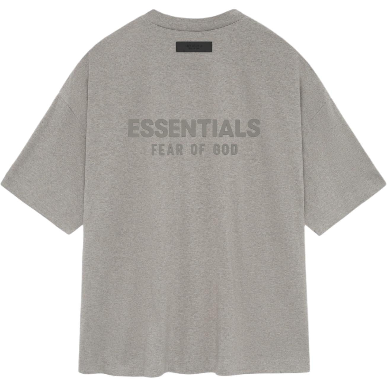 Fear of God Essentials SS24 V Neck T-shirt 'Heather Grey' 125SU244211F - 2