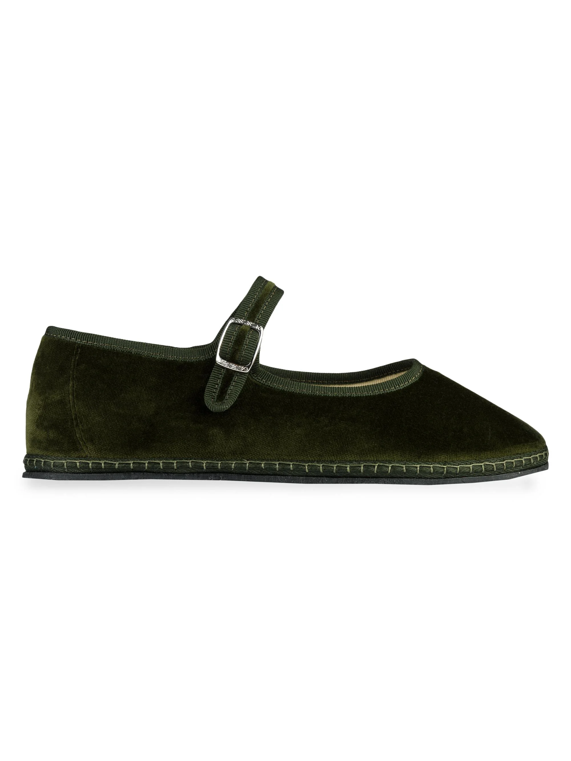 Women's Timeless Bottiglia Cotton Velvet Mary Janes - Bottiglia - 1