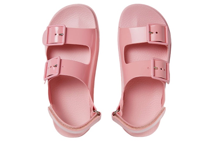 (WMNS) Gucci Rubber Slingback Sandals 'Pink' 660243-J8700-5815 - 4