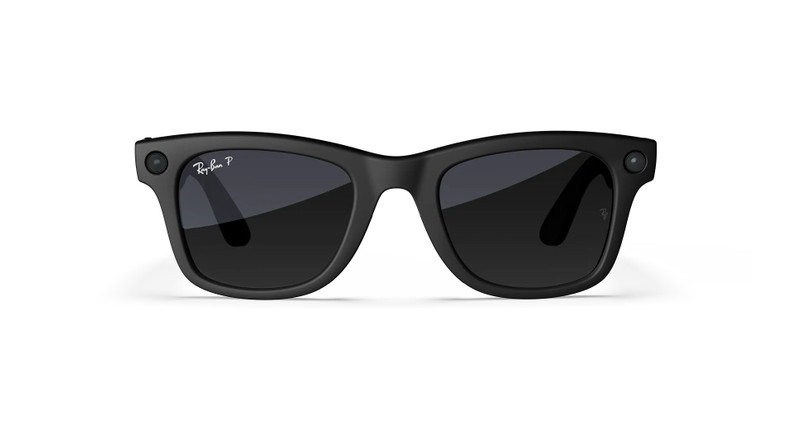 Ray-Ban Meta Wayfarer (Gen 2) Matte Black Polar Gradient Graphite Lenses 1