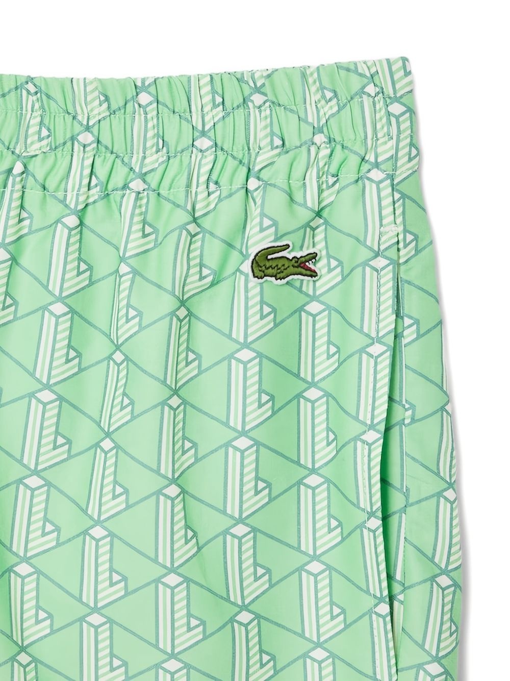 embroidered-logo shorts - 4