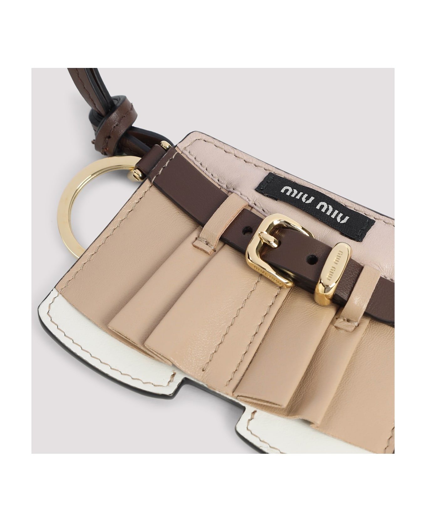 Multicolor Leather Keyring - 4