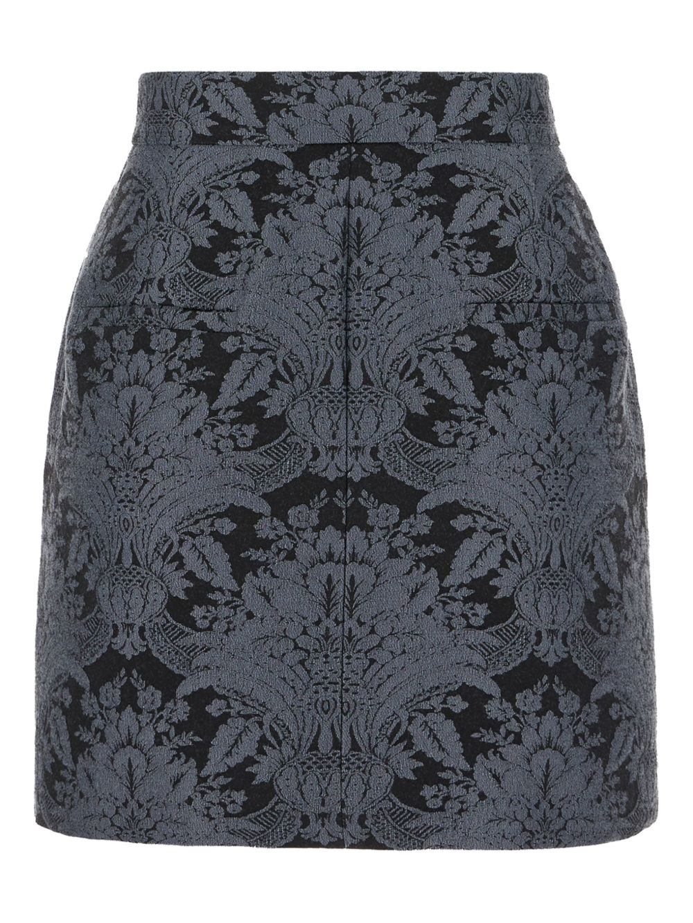 jacquarded mini skirt - 2