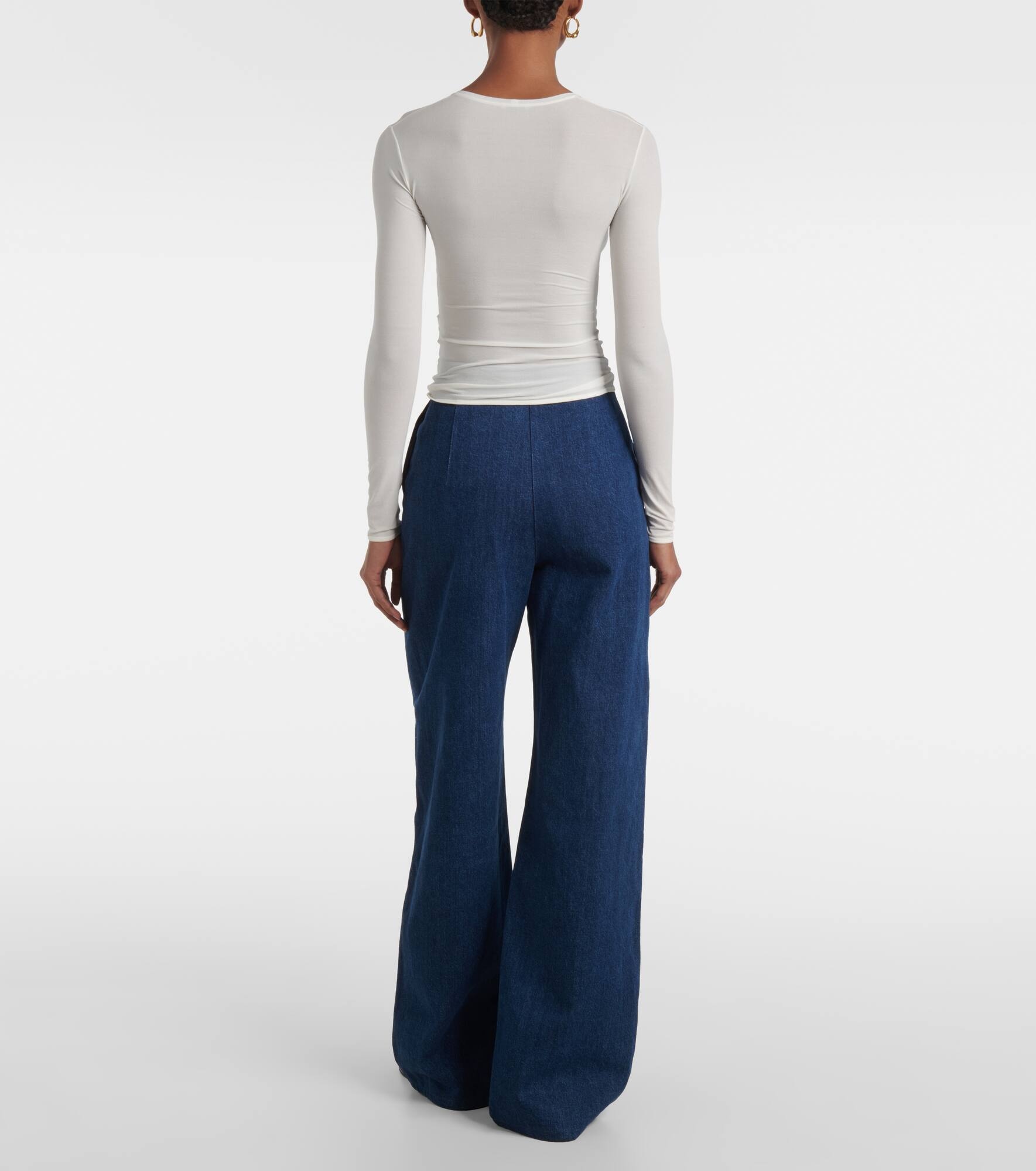 Ames sheer silk-blend top - 3