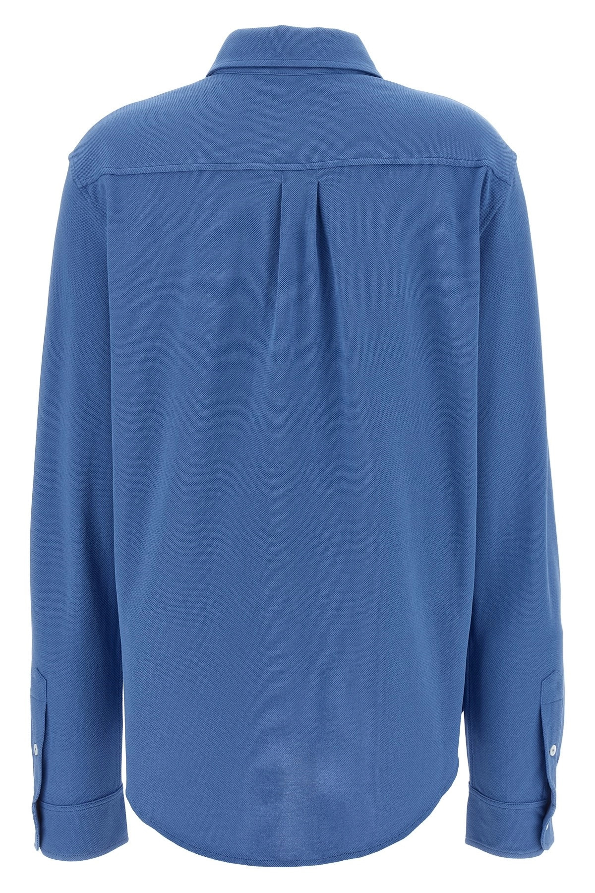 Piqué cotton shirt - 2