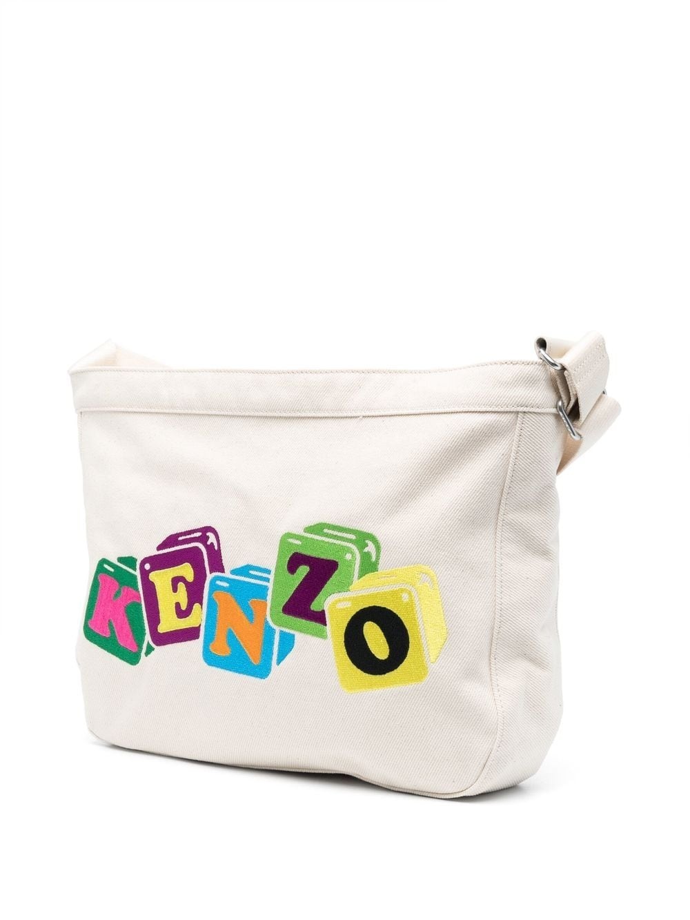 logo-patch shoulder bag - 3