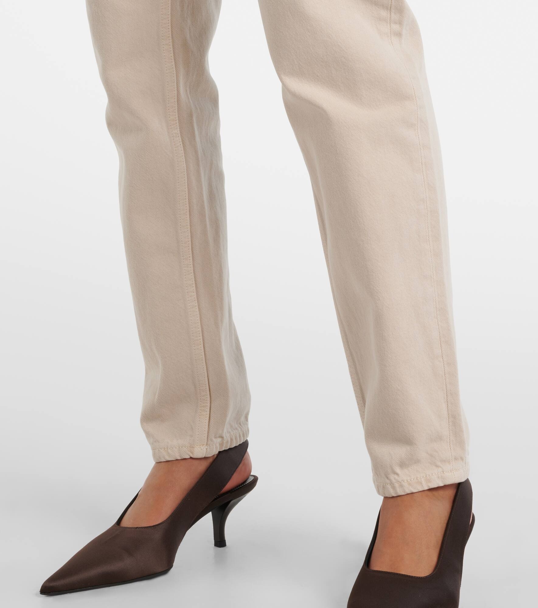 Low-rise tapered jeans - 5