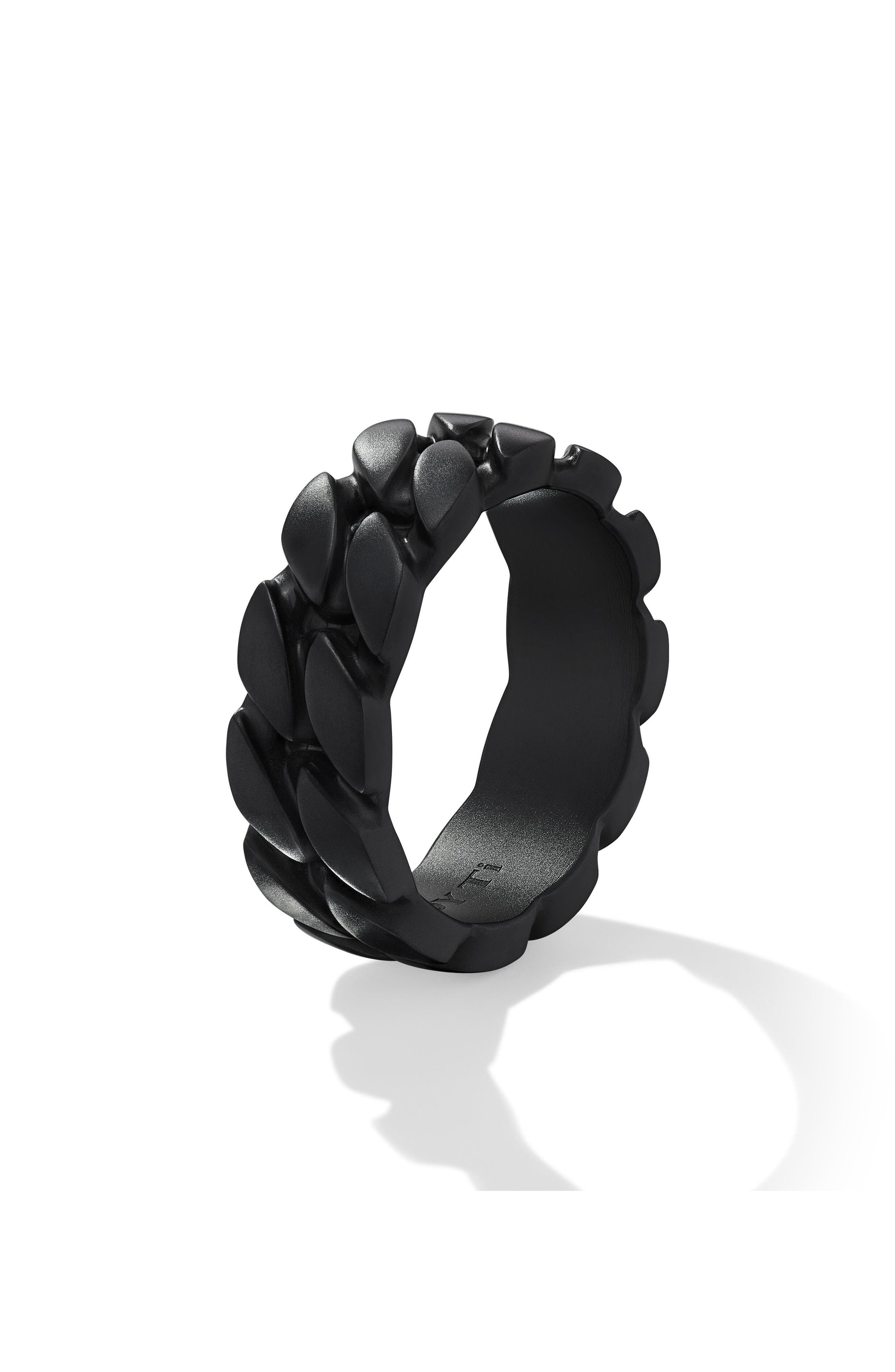 David Yurman Black Titanium Curb Chain Ring at Nordstrom - 2