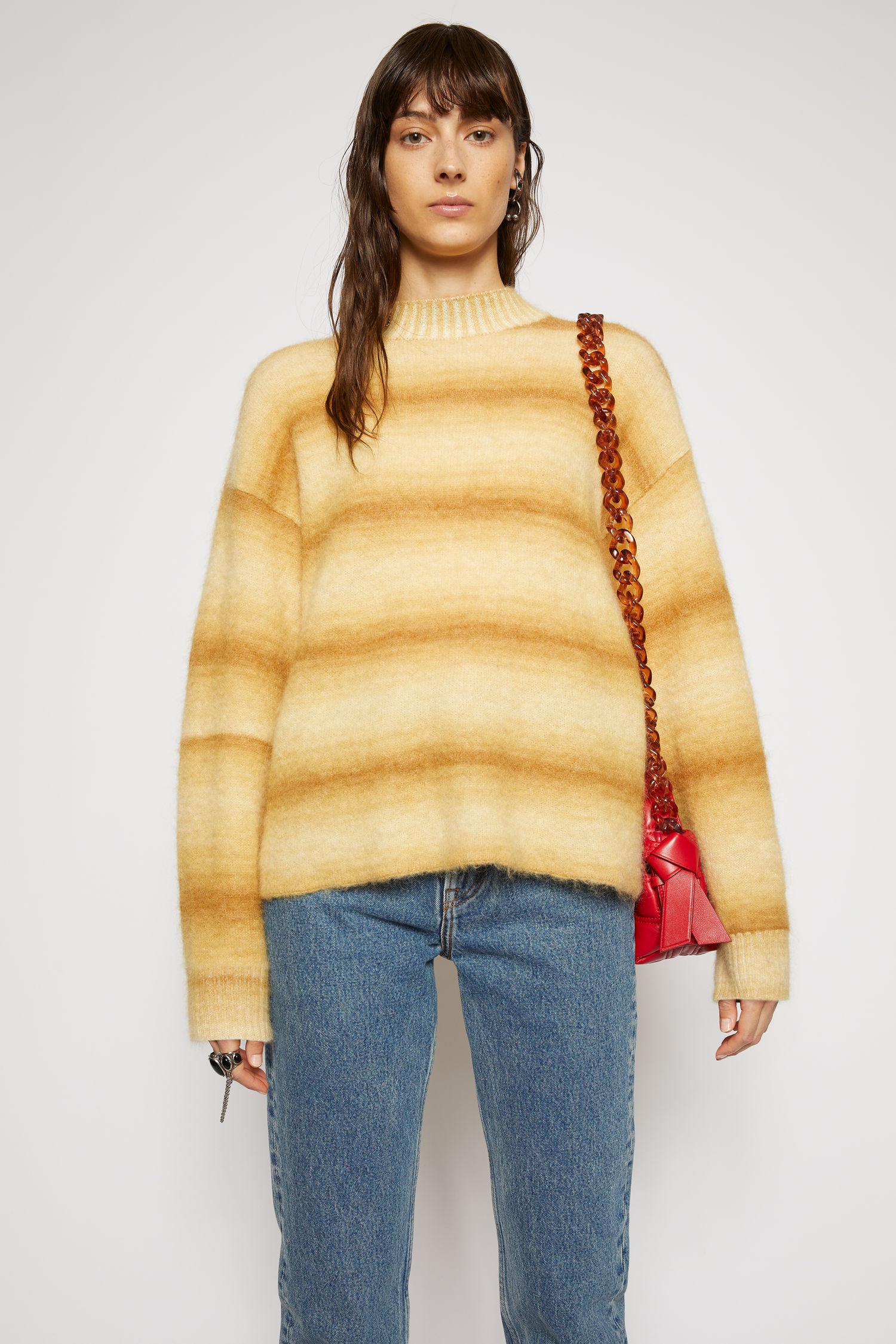 Ombre stripe sweater sand beige - 2