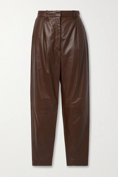 Altuzarra Sidney leather straight-leg pants outlook
