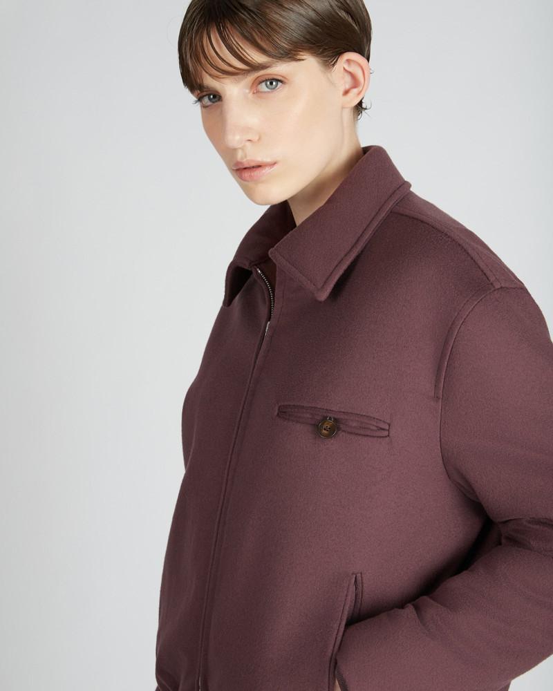 Wool and cashmere Primo bomber jacket 4