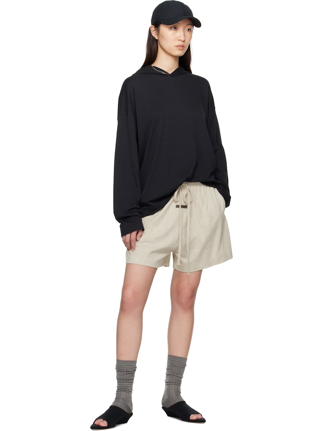 Beige Soccer Shorts - 4