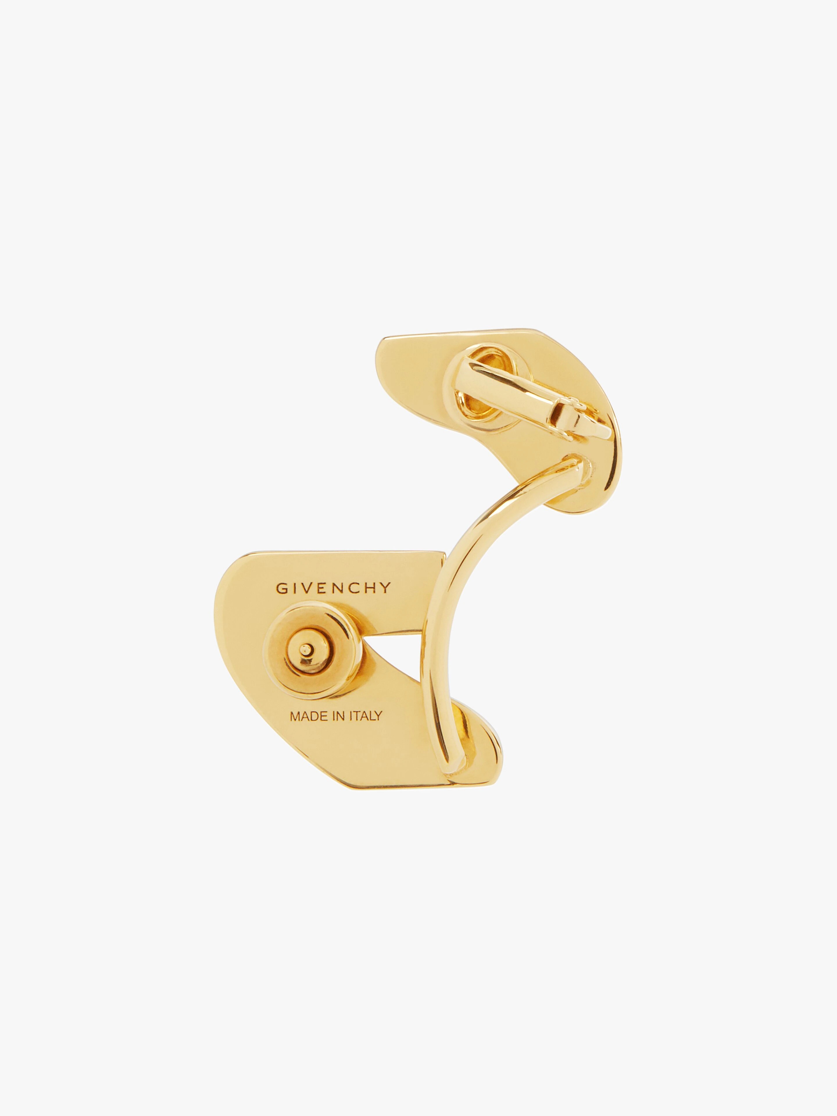 G CHAIN EARRINGS IN METAL 2