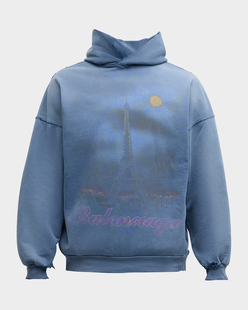 Men's Paris Moon Faded 까마귀 1
