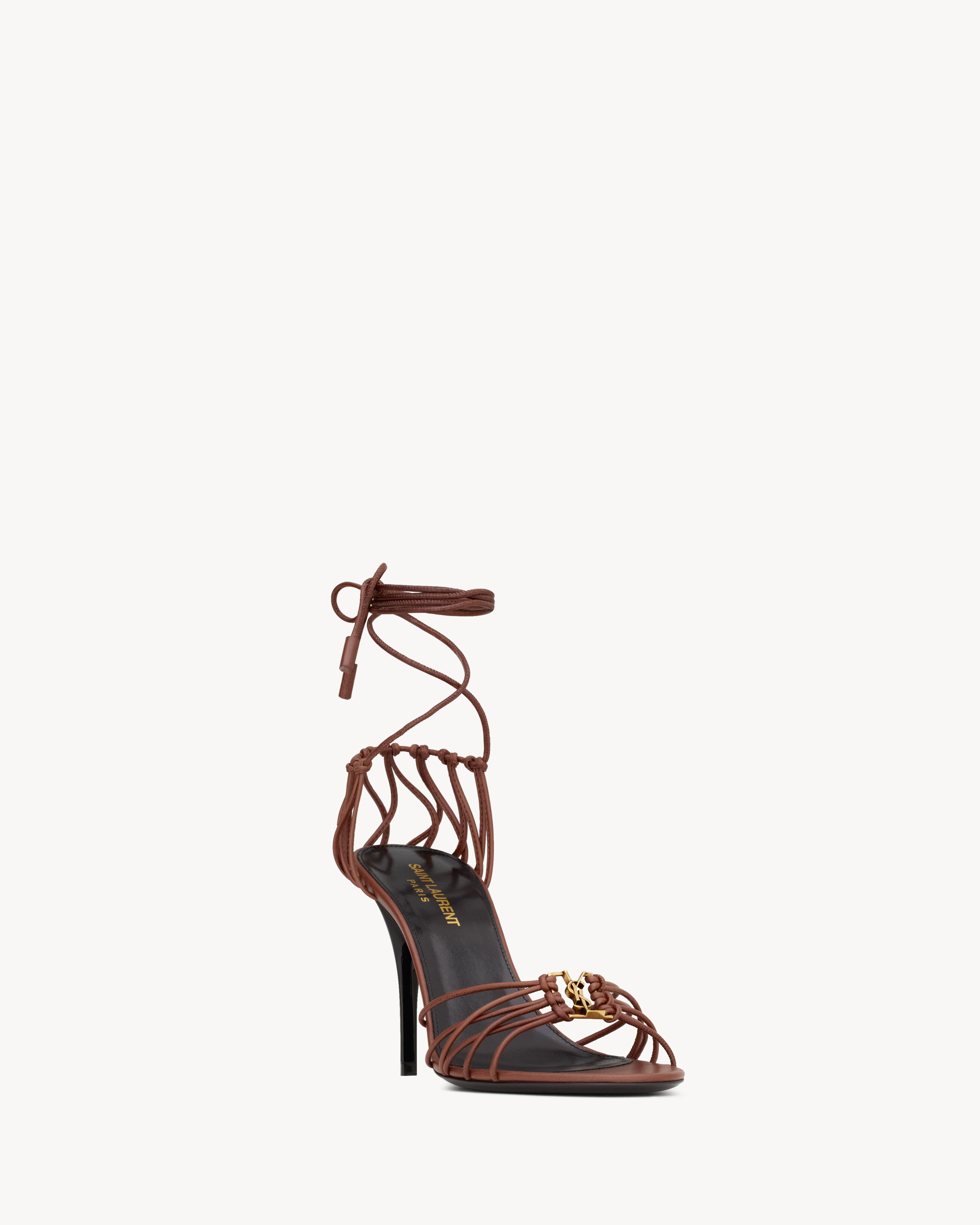 babylone sandals in smooth leather - 3