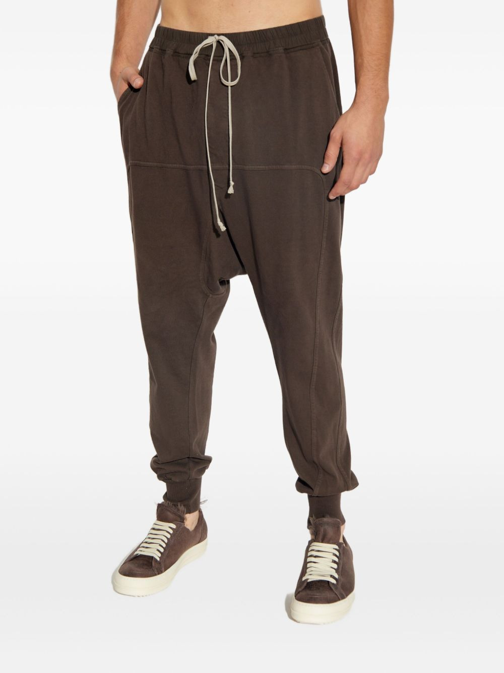 drawstring cuffed trousers - 3