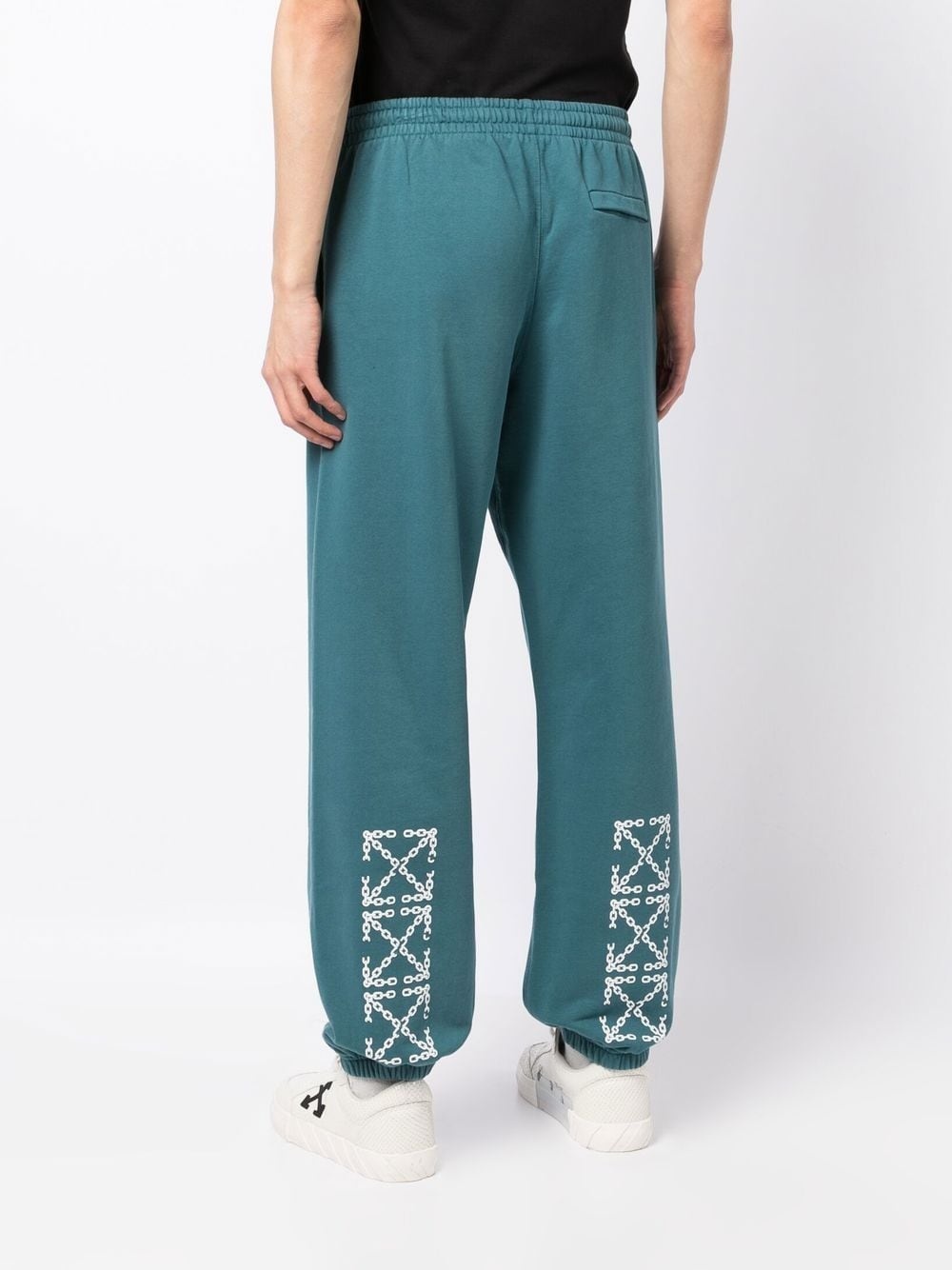 Chain Arrows-print track pants - 4