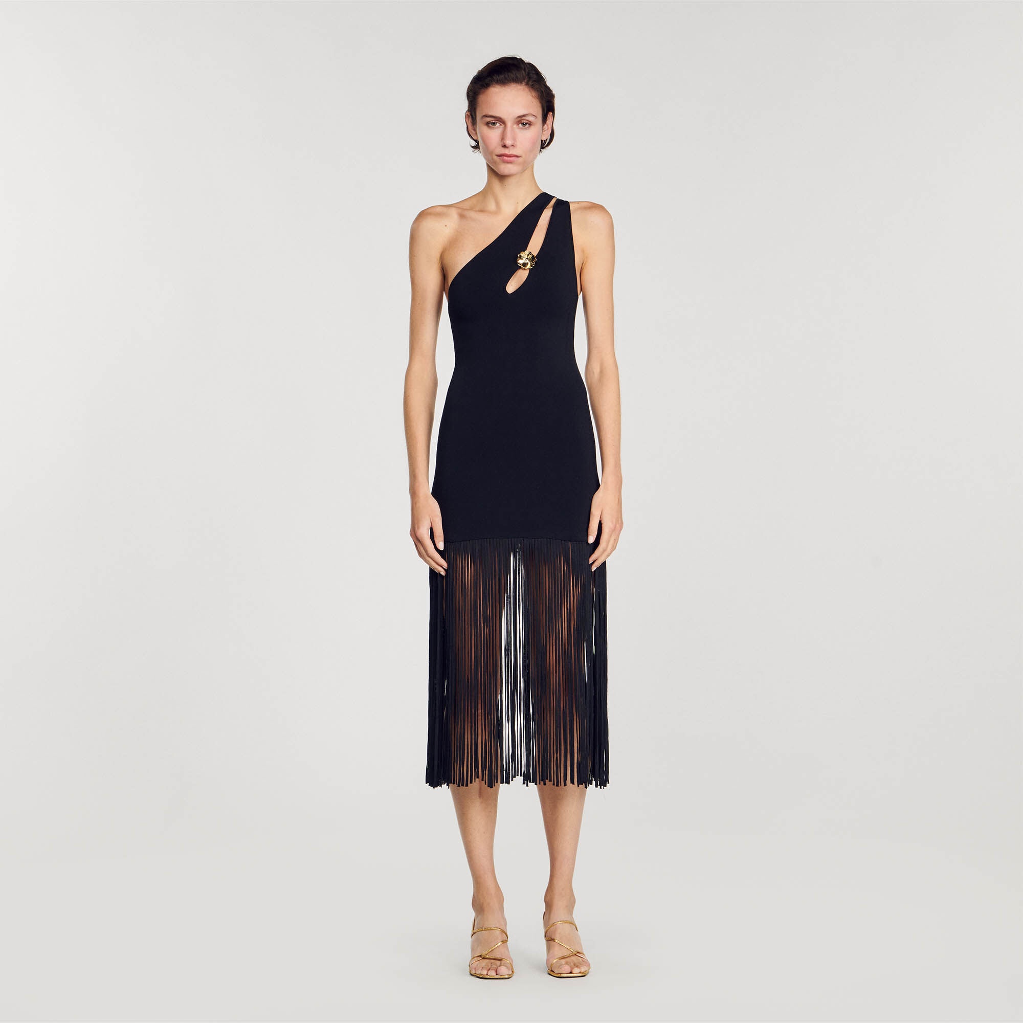 ASYMMETRIC FRINGED DRESS - 3