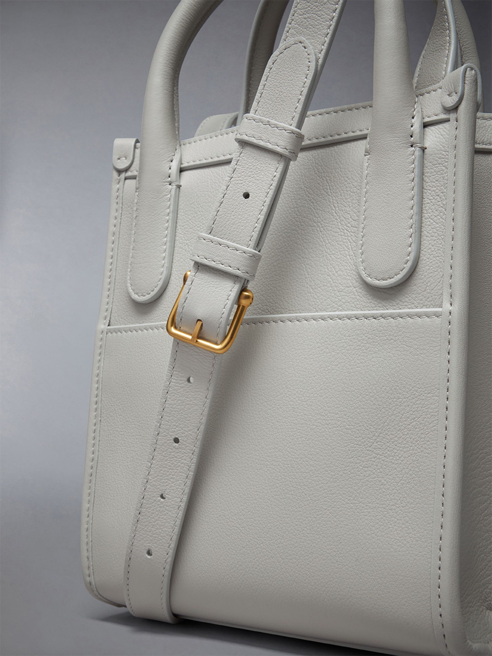 Vertical Mini Tote in Smooth Calf - 6