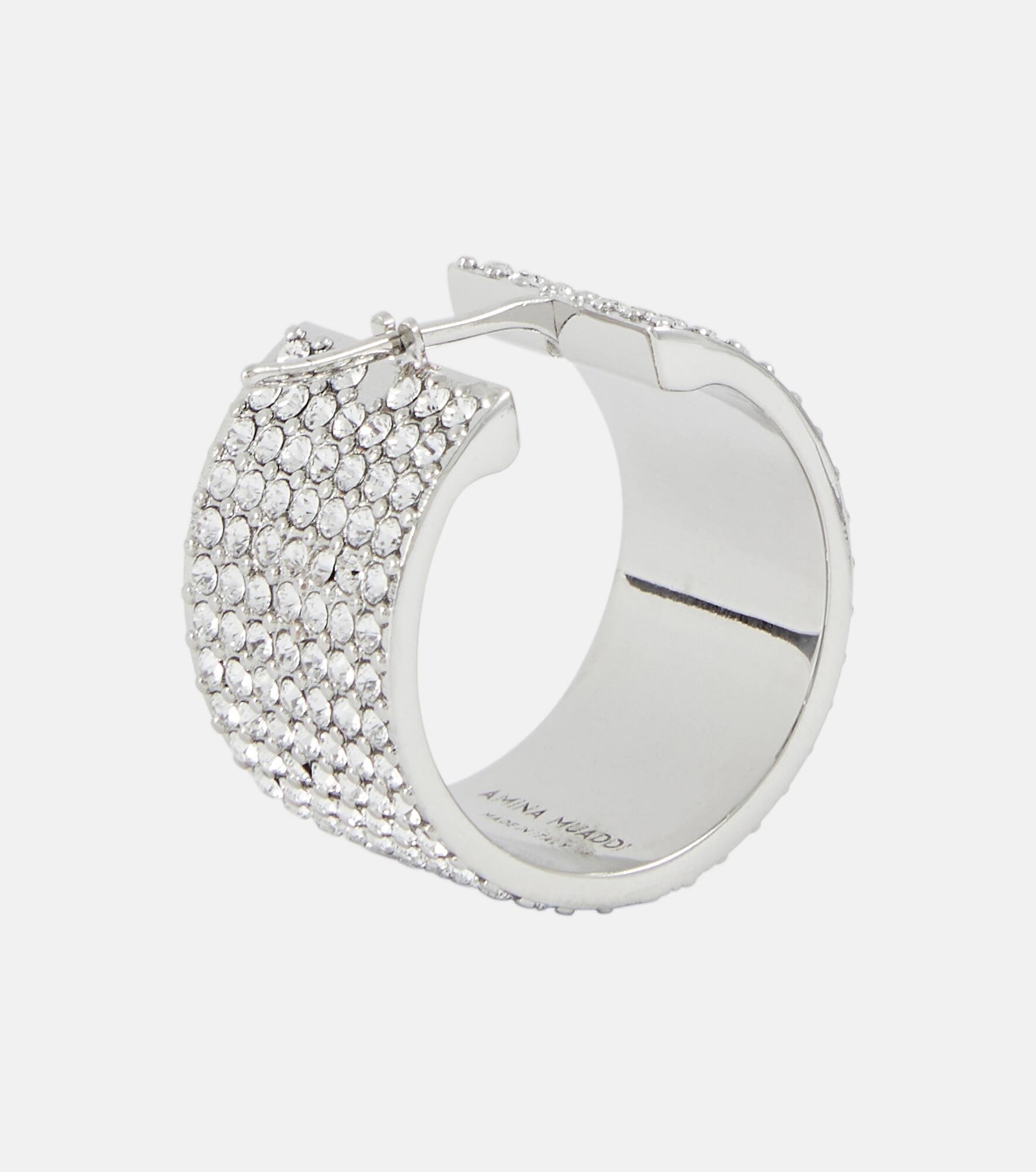 Rih Small embellished hoop earrings - 5