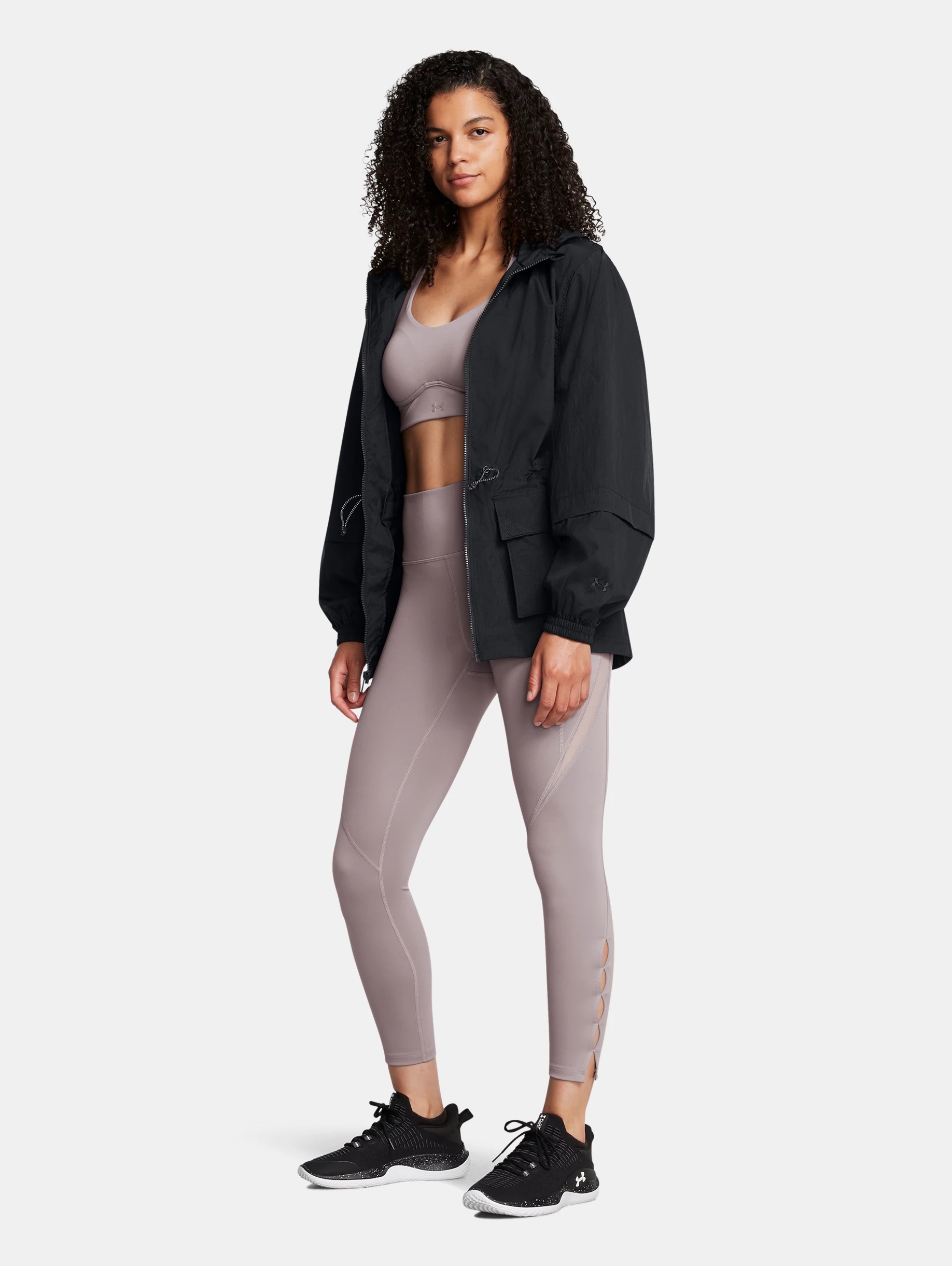 Women's UA Crinkle Woven Jacket - 5