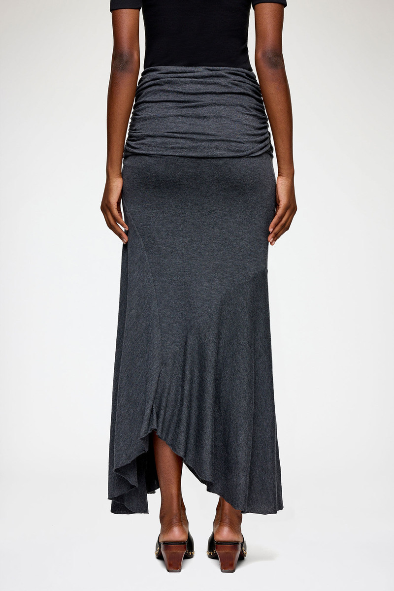 LONG SKIRT IN GREY JERSEY 4