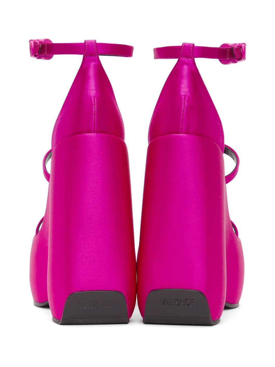 Pink Triplatform Heeled Sandals - 2