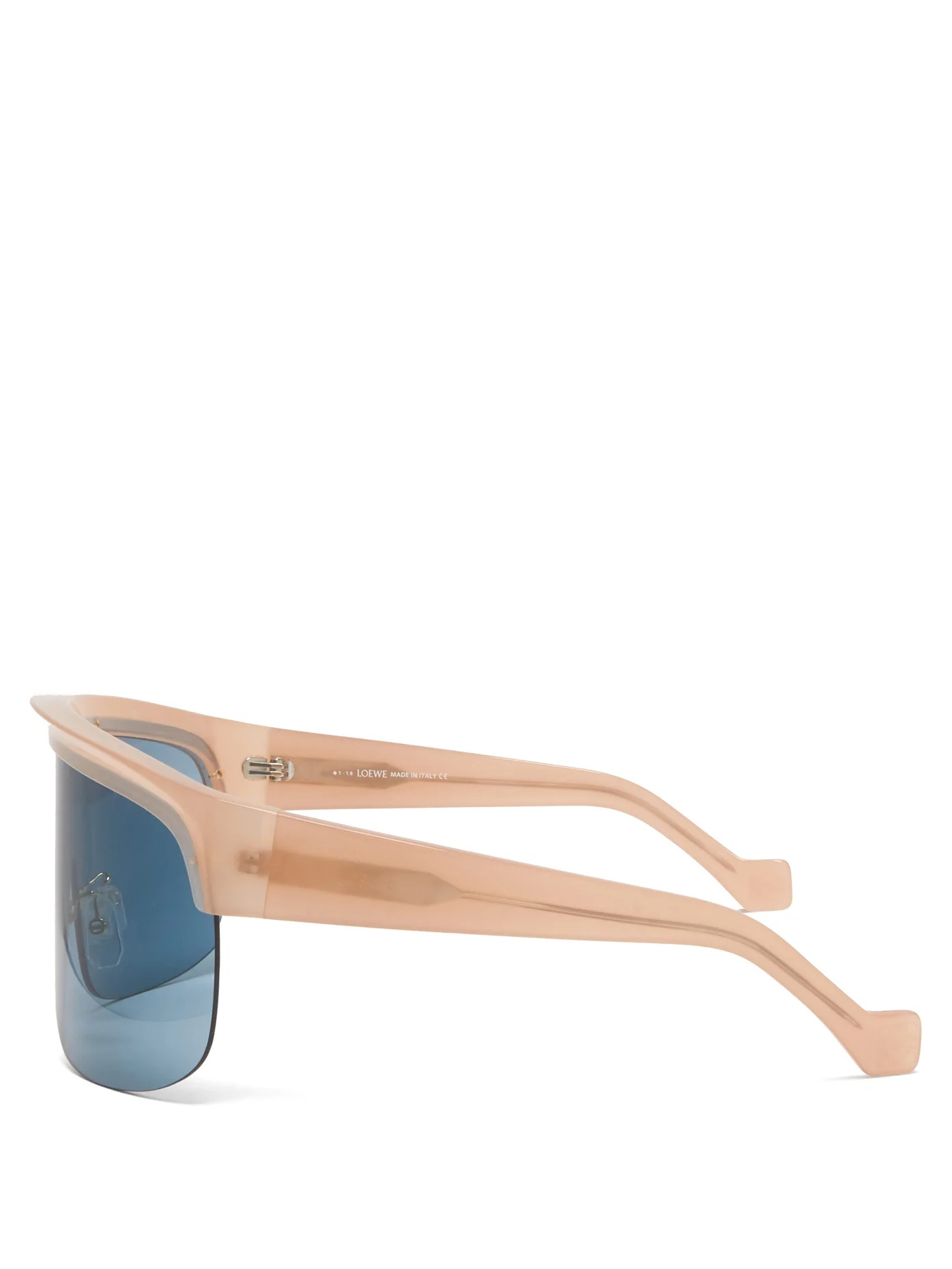 Show D-frame visor sunglasses - 4