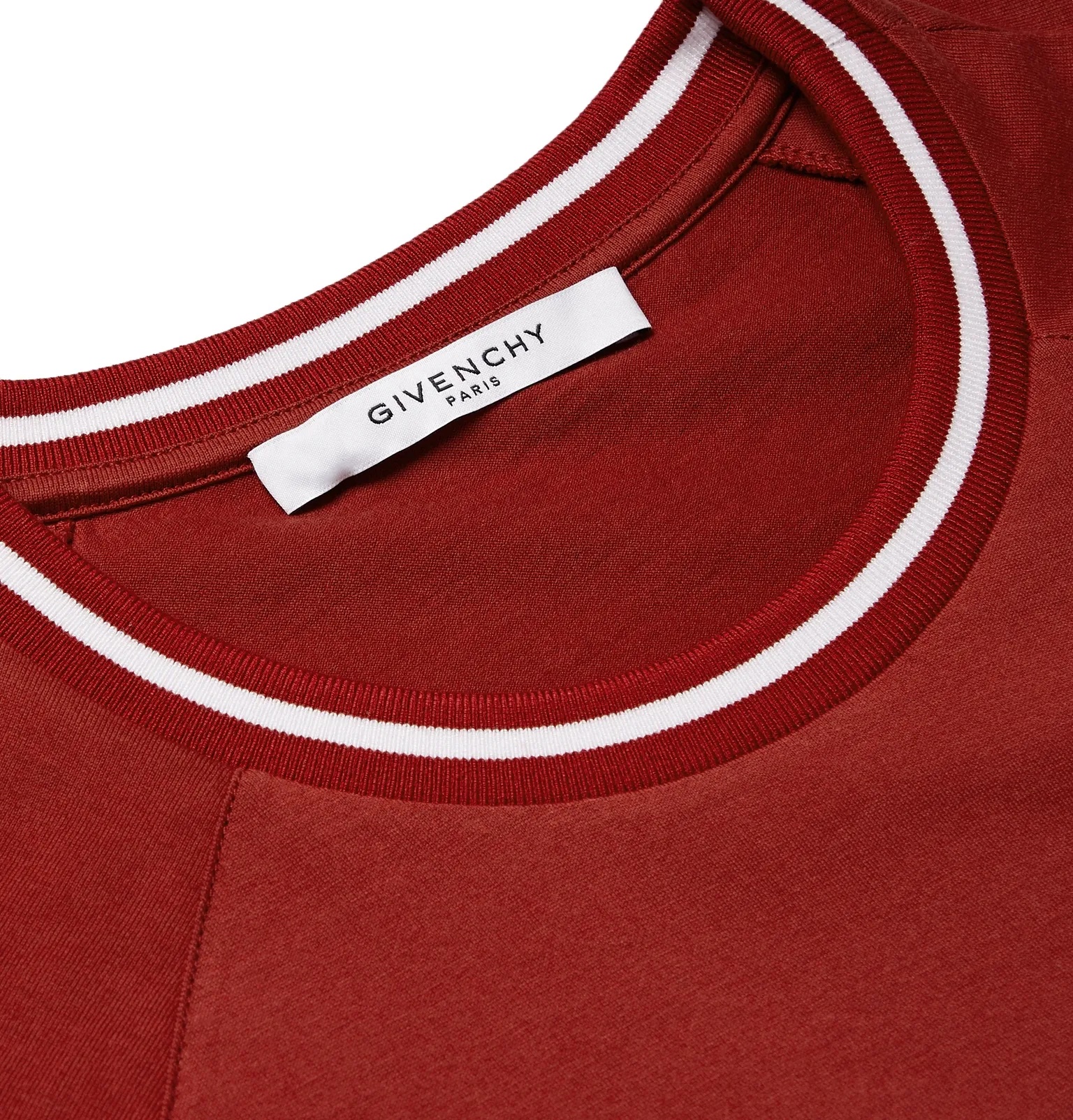 Logo-Embroidered Striped Cotton-Jersey T-Shirt - 6