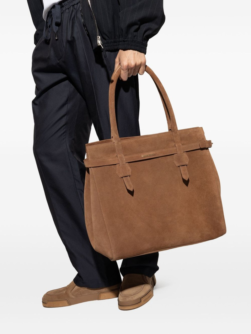 DSQUARED2 medium suede tote bag outlook