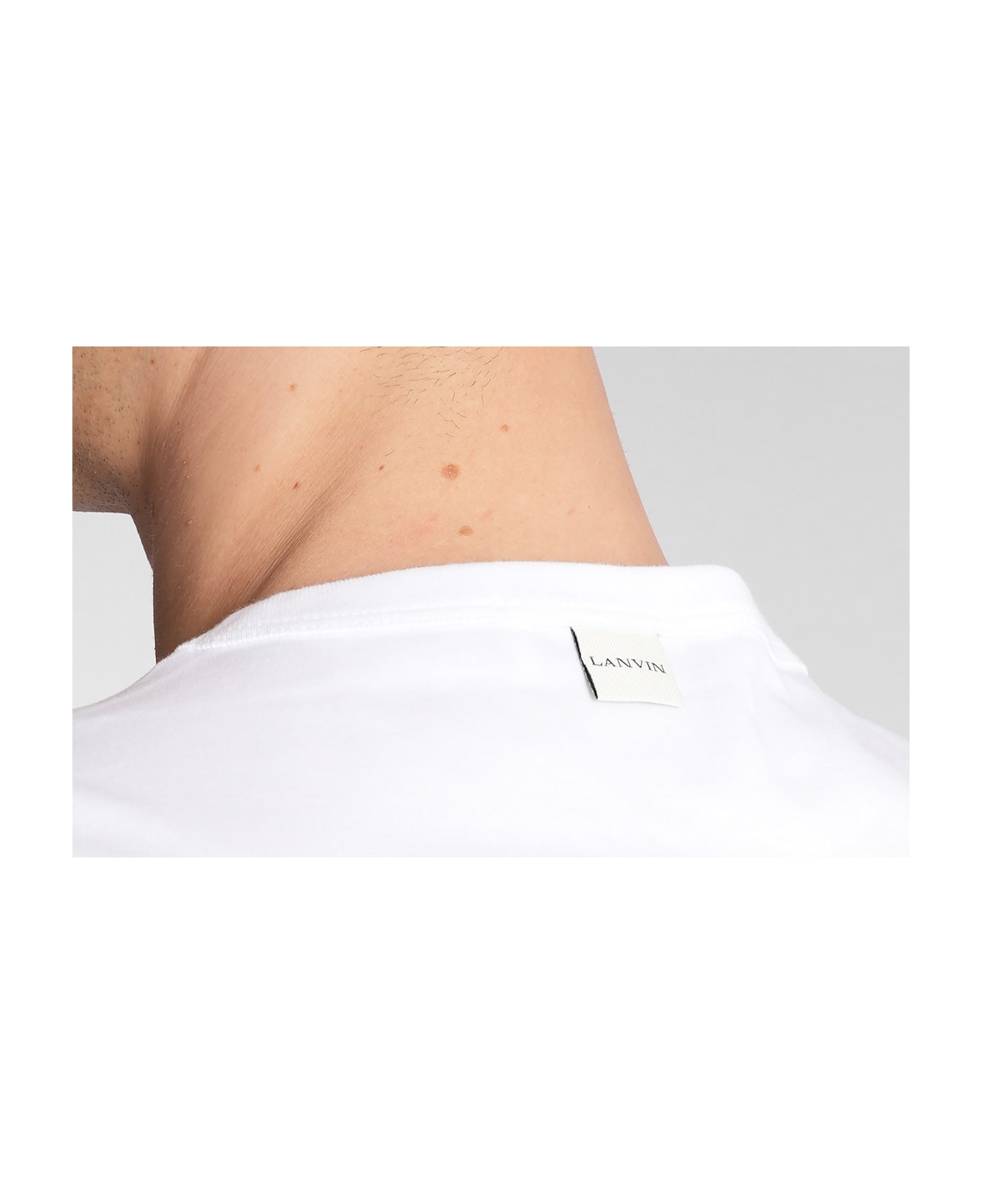 T-shirt In White Cotton - 5